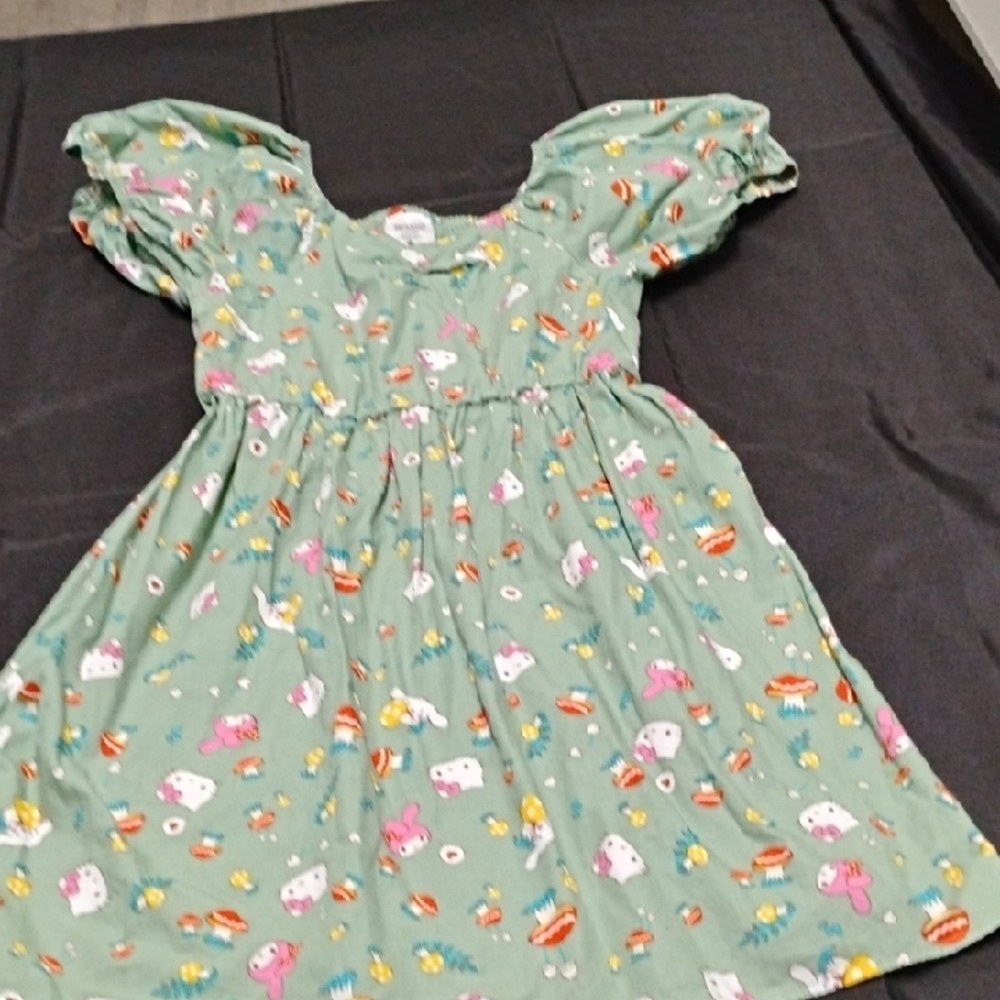 Sanrio Pastel Green Dress with Character Print - Picture 3 of 6